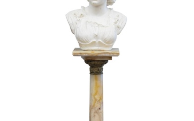 French School C. 1900 Lady bust