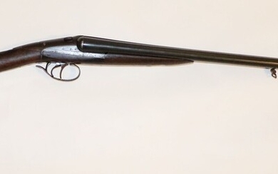 Fusil à canons fixe Halifax fabrication Stéphanoise numéro 35792, type 3 calibre 12/65, canons de...