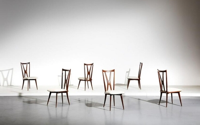 GIUSEPPE SCAPINELLI Six chairs.