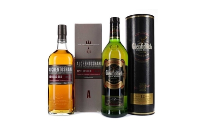 GLENFIDDICH SPECIAL RESERVE AGED 12 YEARS AND AUCHENTOSHAN 12 YEARS OLD