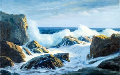 George Holloway (NJ,20C) oil painting