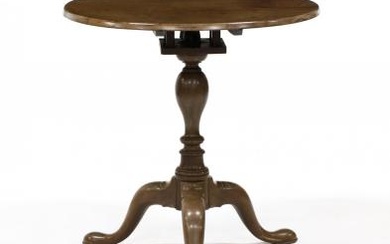 George II Mahogany Tilt Top Tea Table