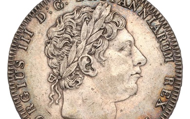 George III, Crown 1819, LIX (Bull 2010, ESC 215, S.3787)...
