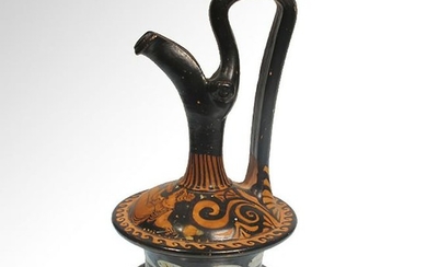 Greek Apulian Red Figure Epichysis, Atributed to the