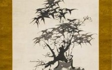 HIDAKA TETSUO JAPANESE (1791-1871) WATERCOLOR AND INK