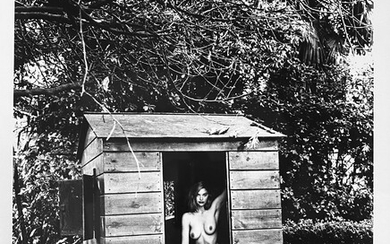 Helmut Newton, "Domestic Nude 7 (Los Angeles)"