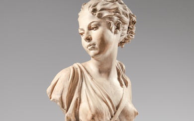 Henri-Louis Cordier Jeune femme en buste | Bust of a young woman