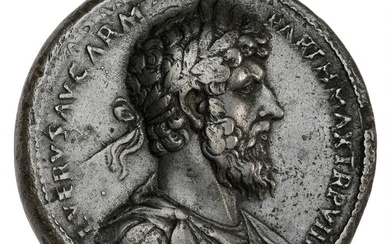Italy, Roman Empire, Lucius Verus, 161–169, cast tin Medal by Giovanni da...