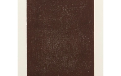 JOHN NIXON (born 1949 Untitled 1988 woodcut, ed. P/P 73.5 x 53.5cm