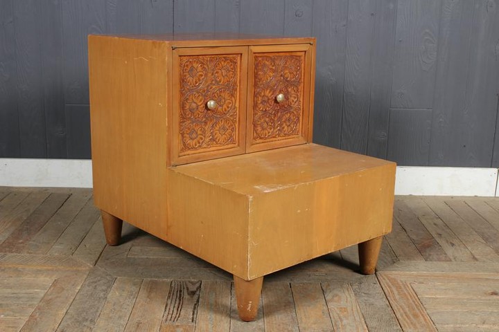 James Mont Style Mid Century Step Back Side Table