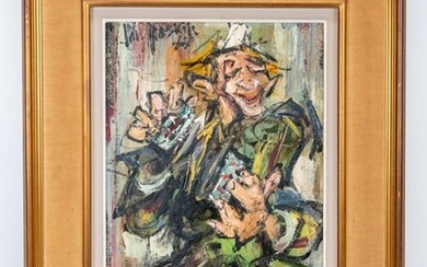 Jan Raskin Painting, Squeeze Box Player