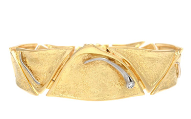 Jewellery Bracelet OLE LYNGGAARD, bracelet, 18K gold/white gold, brilliant c...