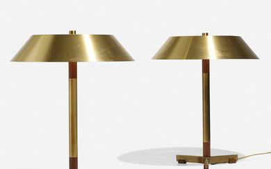 Jo Hammerborg, President table lamps, pair