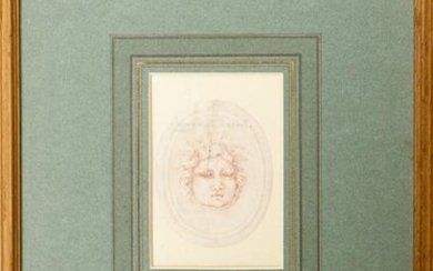 Johann Justin Preisler Attrib. Medusa Drawing
