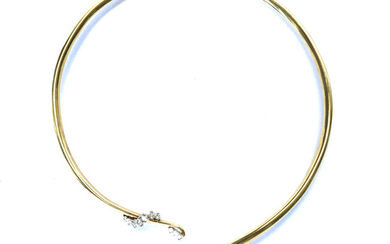 Jose Hess 1.5 CTW Diamond Collar Necklace 14K