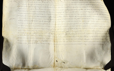 King Louis XIV Signed Original Vintage 1676 Document (JSA)