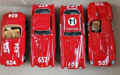 LOT de 4 véhicules échelle 1/43 métal : 1x FDS Ferrari 335 S-1957 2x Tameo...