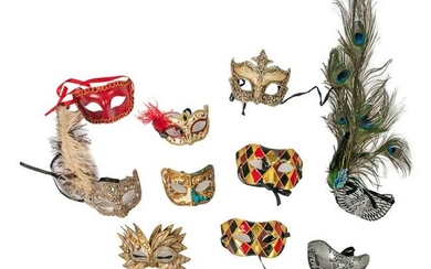 LOT of 11 Carnival Venice Festival Masquerade Mask