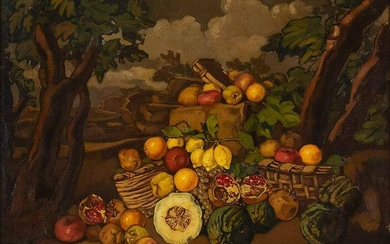LUIGI SARDI - Still life - Fruit, 1929