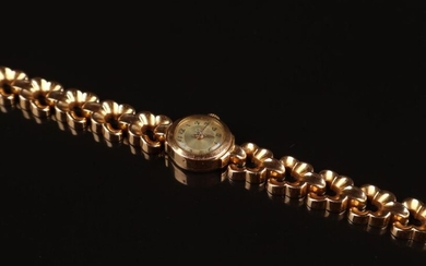 Ladies' gold watch with 16 cm gold arm circumference, gross...