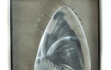 Lalique Crystal Grand Nacre Butterfly w/Box