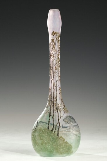 "Landscape" Soliflore vase, by Legras