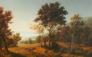 Large Landscape Painting by Thomas Locker.