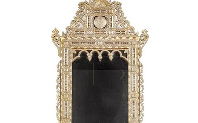 Large Moorish Mother of Pearl Inlaid Mirror