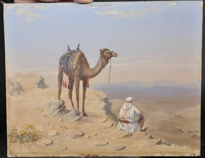Late 19th Century English School. A Desert Scene with
