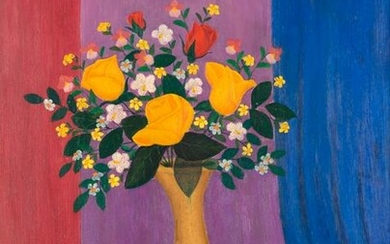 Lawrence Lebduska American, 1894-1966 Floral Still