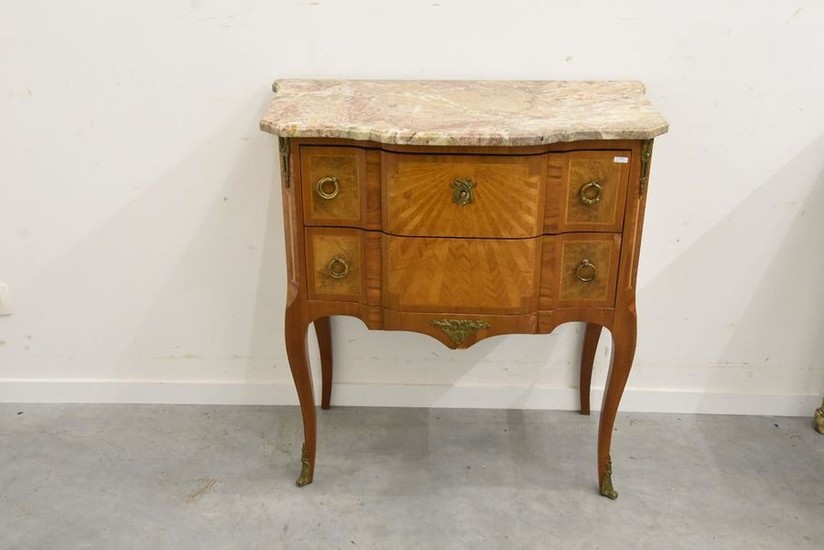 Louis XVI style transition chest of drawers in...