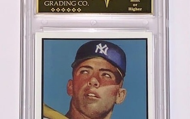 MICKEY MANTLE 1952 Topps RP Rookie Baseball Card