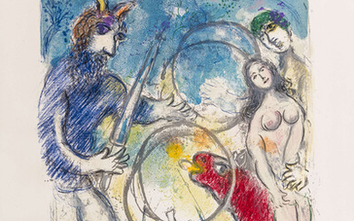 Marc Chagall (1887-1985) A la Femme, qu'est-it resté (Mourlot 536)