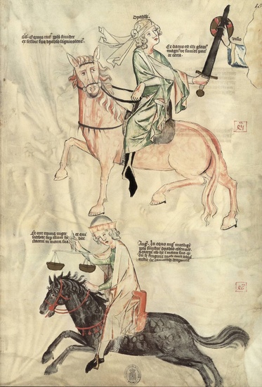 [Medieval manuscripts]. Biblia pauperum. Apocalypsis. Die Weimarer Handschrift. Leipsic, Edition...