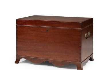 Miniature Federal walnut blanket chest, late 18th