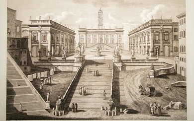 Morelli, Francesco: FRONT VIEW OF THE CAPITOL IN ROME
