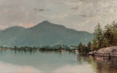 Nelson Augustus Moore (American, 1824-1902) Dark Bay, Lake George