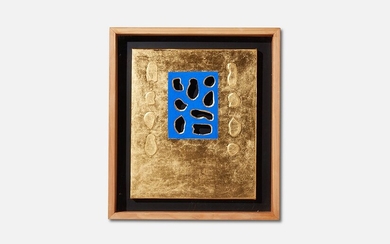 Nobuo Sekine (Japanese, 1942–2019) 'G8-331 Square Story' 'Phase Conception' painting, 1999