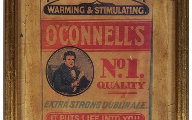 O'CONNELL'S NO.1 QUALITY ALE VINTAGE POSTER