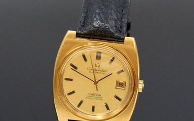 OMEGA 18k yellow gold Constellation chronometer wristwatch reference...