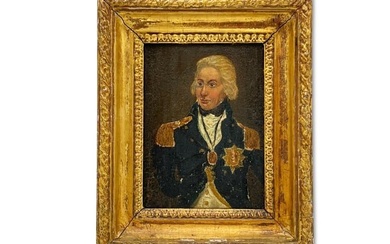 Oil/Panel Portrait of Lord Nelson