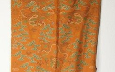 Old/antique Chinese silk cloth, 200 x 71 cm.