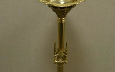 Ornate Standing Holy Water Font + 40" ht. + + + chalice