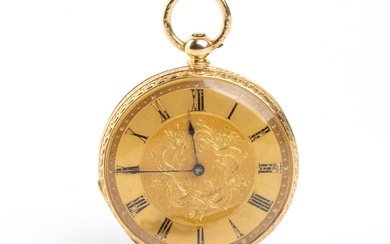 Orologio da tasca in oro 18K fine XIX secolo