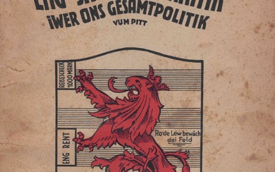 (POLITIQUE) PITT : Eng satiresch Kritik iwer ons Gesamtpolitik, oktober 1934