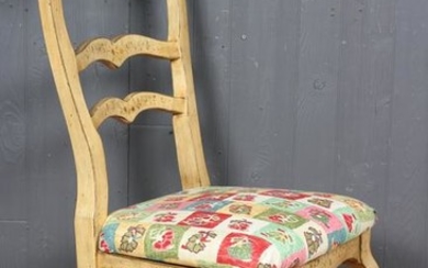 Paint Decorated Ladder Back Chair