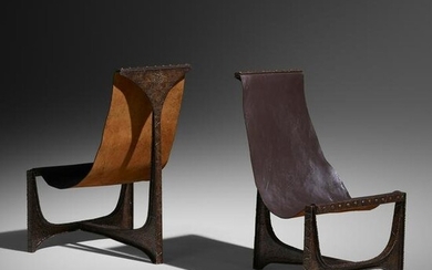 Paul Evans, Sling chairs, pair