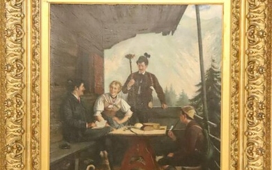 Paul Felgentreff (1854-1933) German, Oil on Canvas