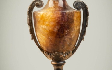 Petit vase en spath fluor (dit Blue John),... - Lot 46 - Métayer-Mermoz Maison de Ventes aux Enchères Nevers