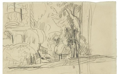 Pierre Bonnard (French, 1867–1947), , Landscape Study;